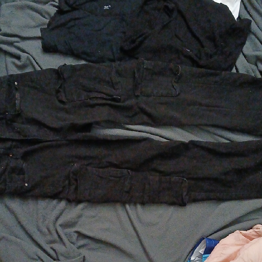 Black Cargo Pants